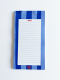 Bloc-notes blue lines