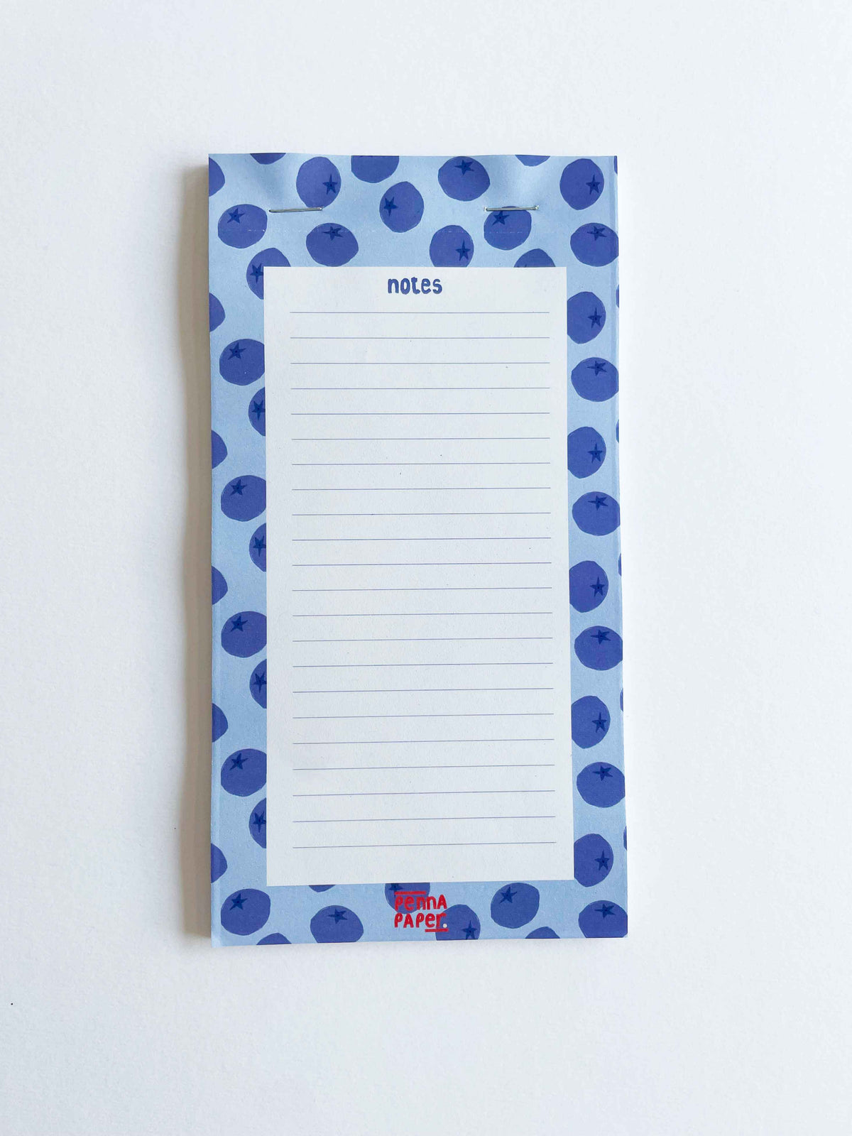Bloc-notes myrtilles, papeterie illustrée pour to-do list