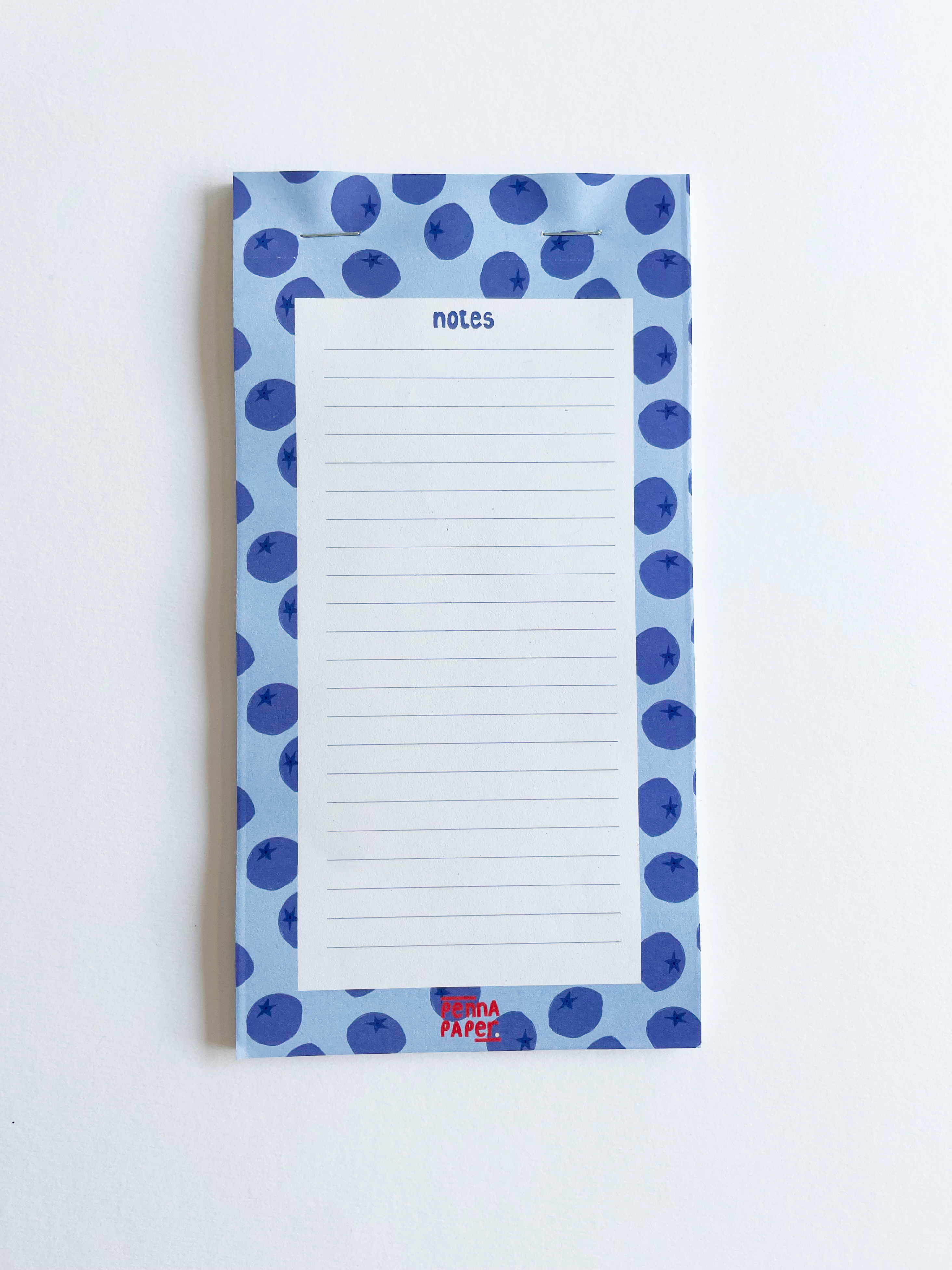 Bloc-notes blueberry