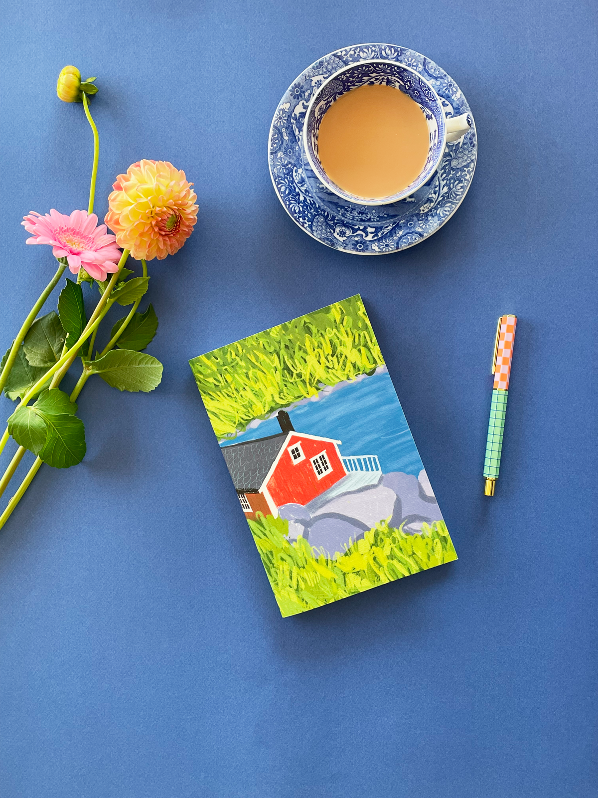 Carnet A5 motif scandinave Norge